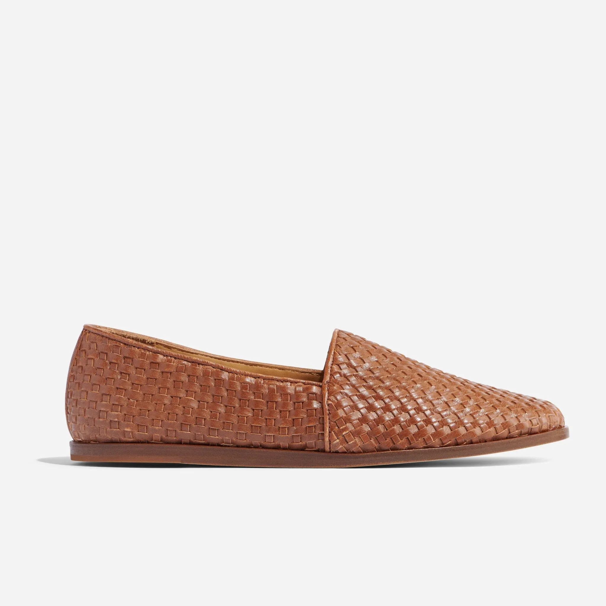 Alejandro Woven Slip On Brown