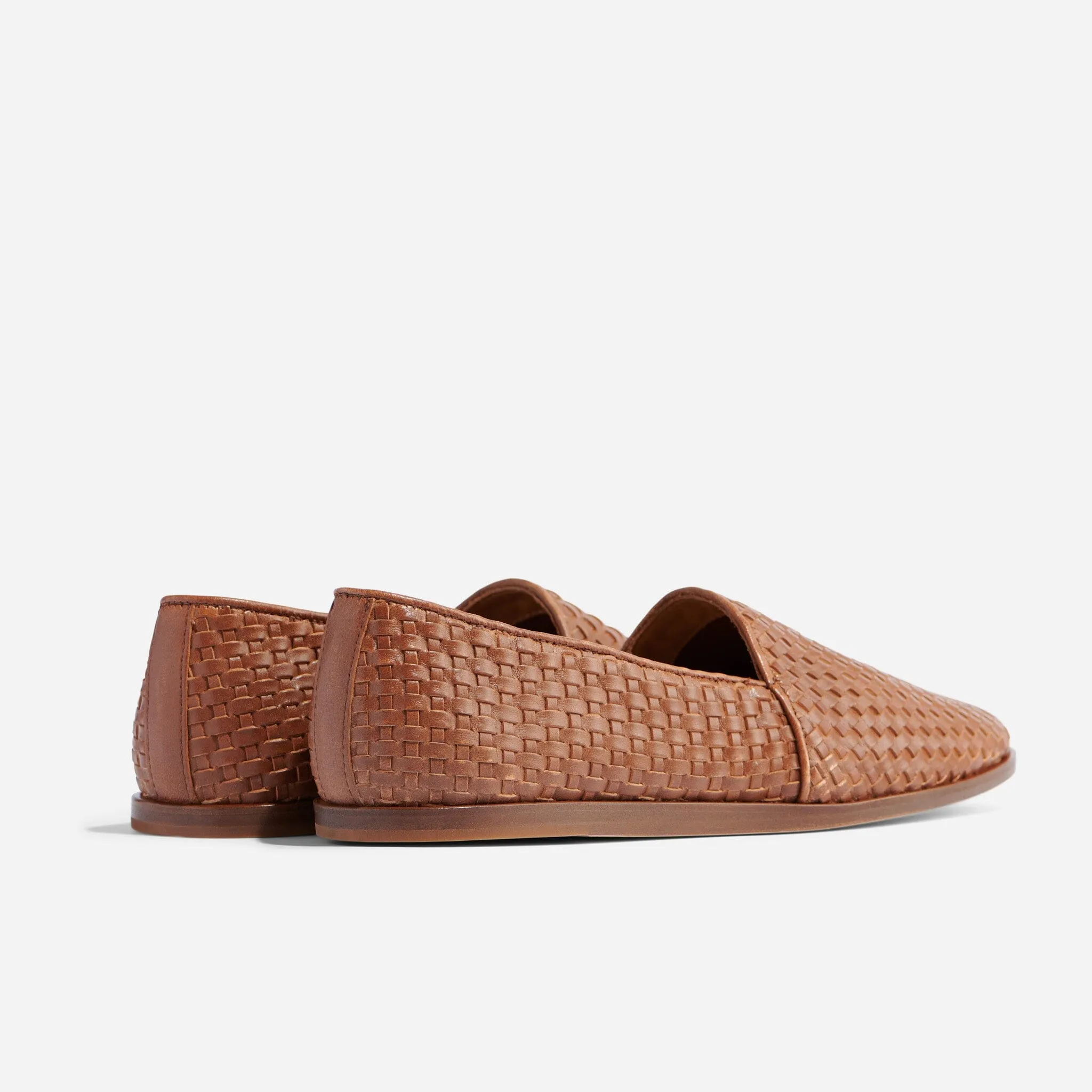Alejandro Woven Slip On Brown