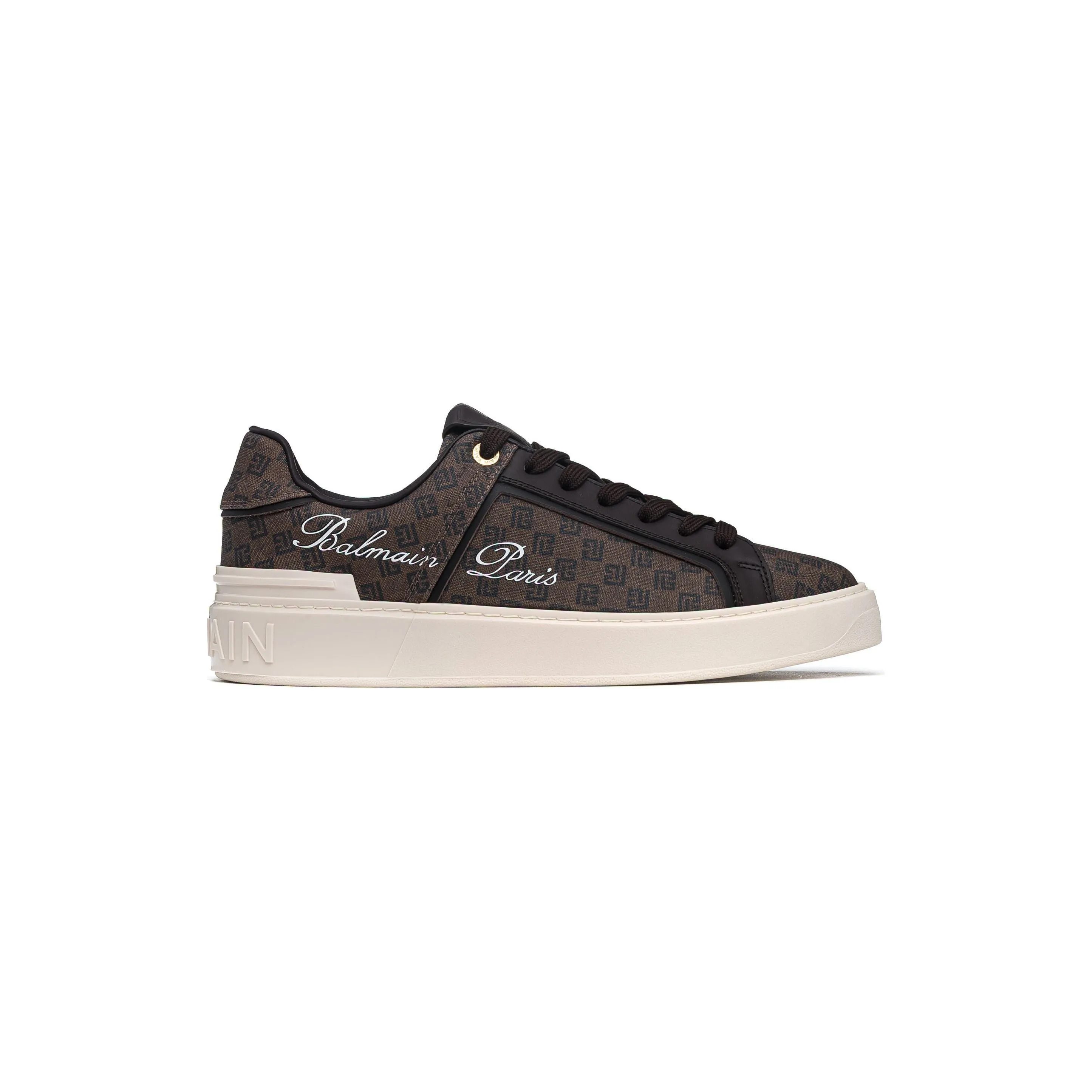 BALMAIN B-COURT MONOGRAM SNEAKERS