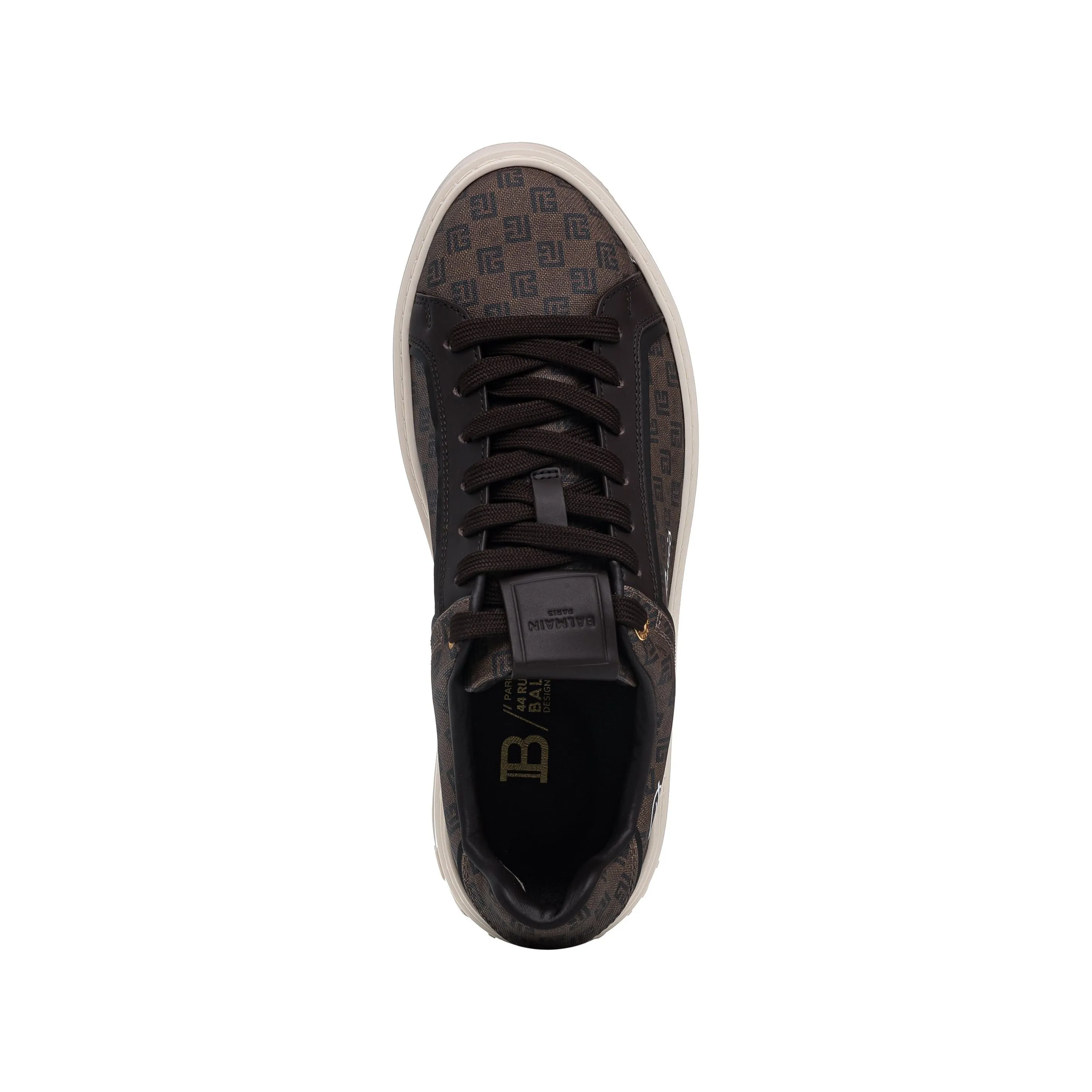BALMAIN B-COURT MONOGRAM SNEAKERS