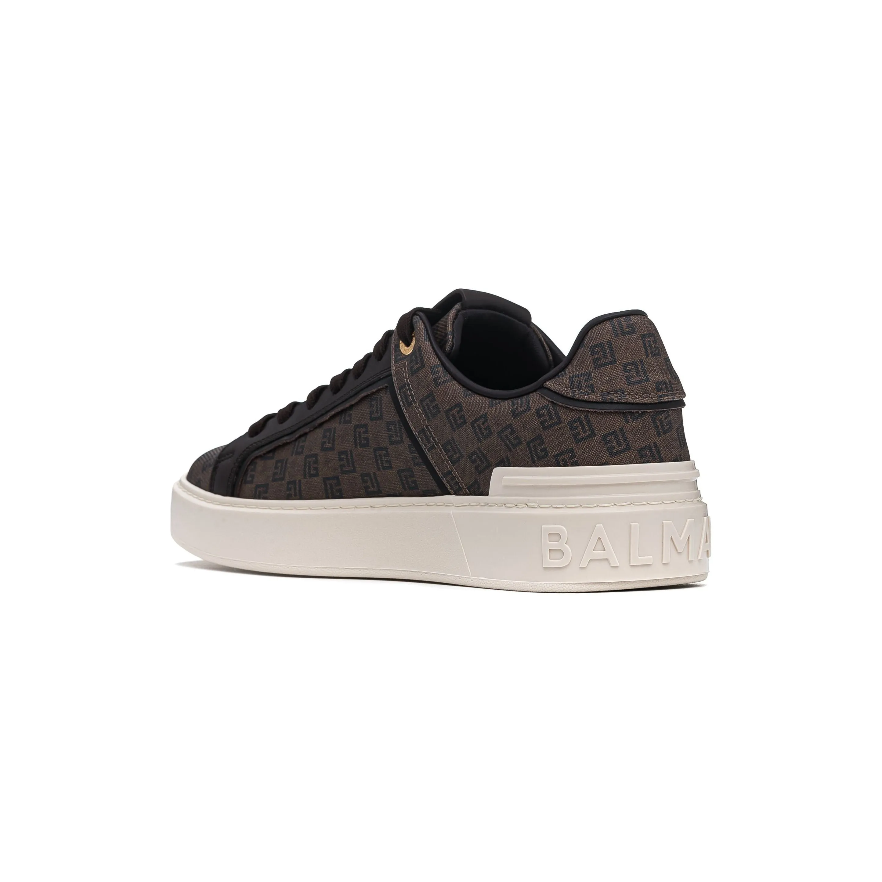 BALMAIN B-COURT MONOGRAM SNEAKERS