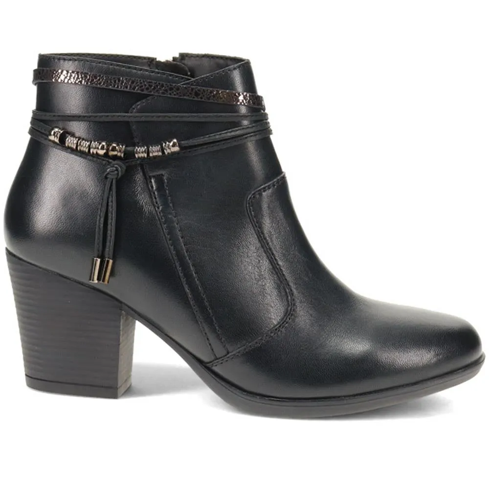 Breathable Leather Ankle Boots - RNB40019 / 326 171
