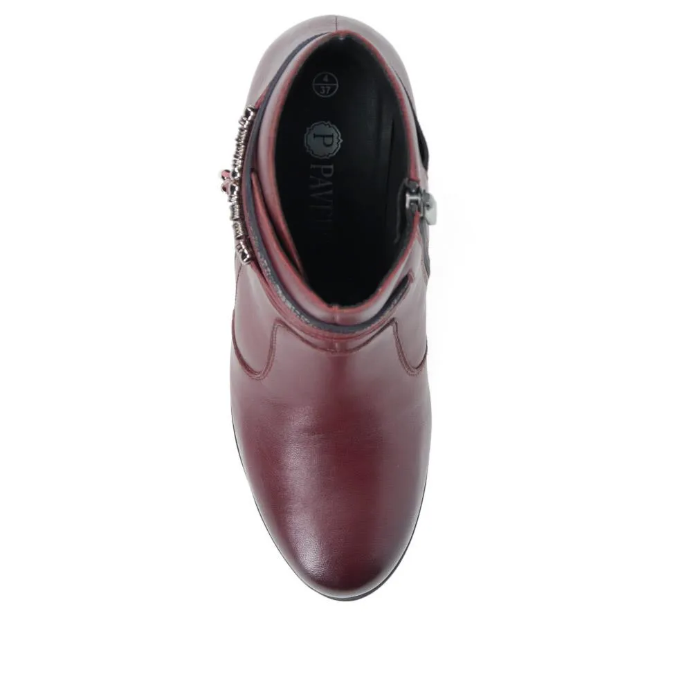 Breathable Leather Ankle Boots - RNB40019 / 326 171