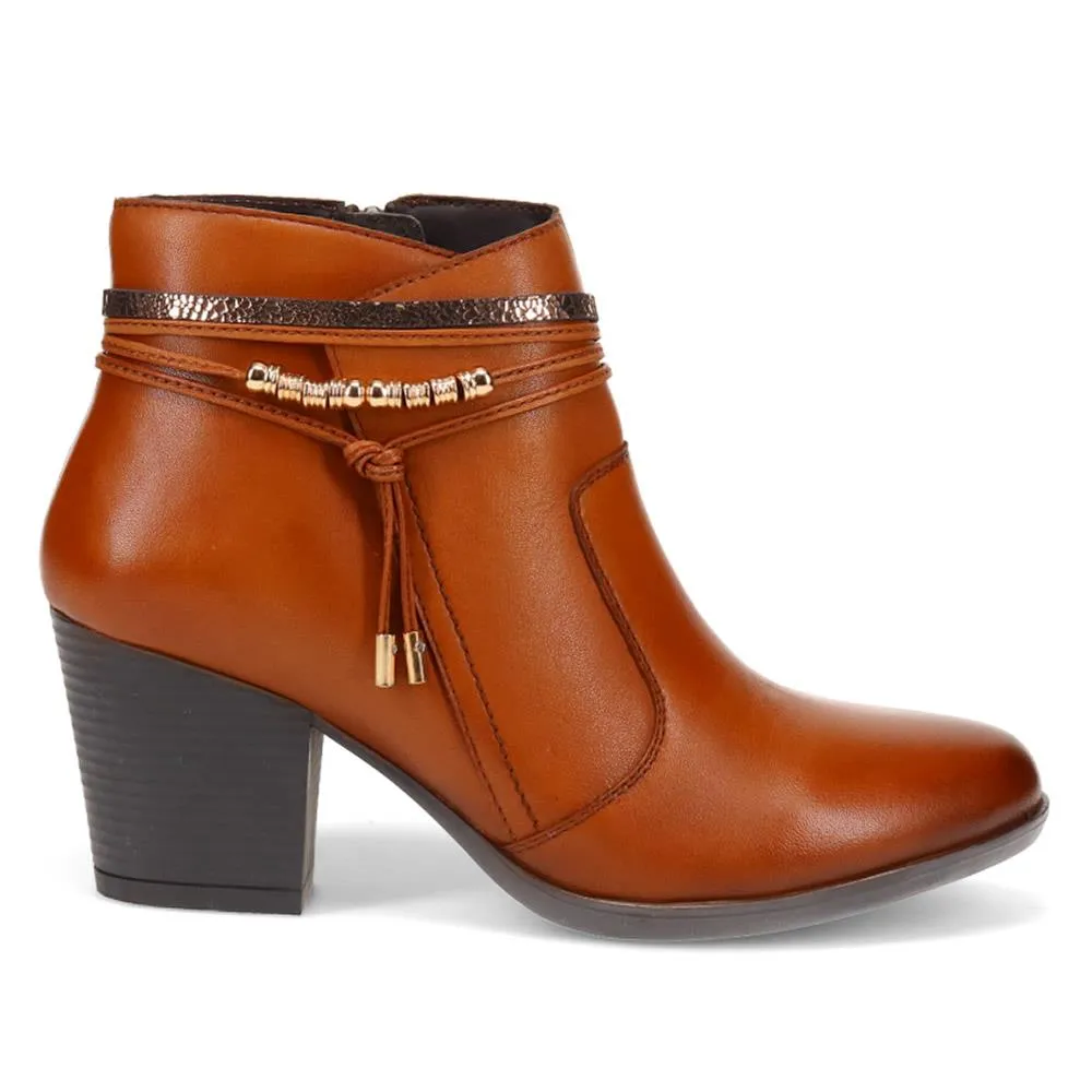 Breathable Leather Ankle Boots - RNB40019 / 326 171