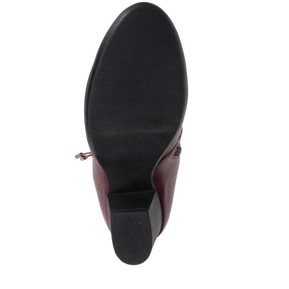 Breathable Leather Ankle Boots - RNB40019 / 326 171