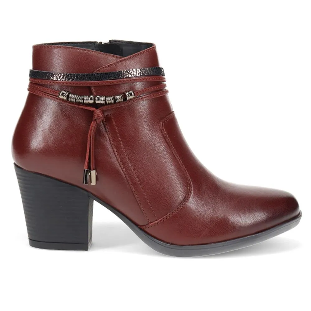 Breathable Leather Ankle Boots - RNB40019 / 326 171