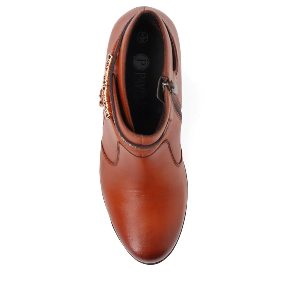Breathable Leather Ankle Boots - RNB40019 / 326 171