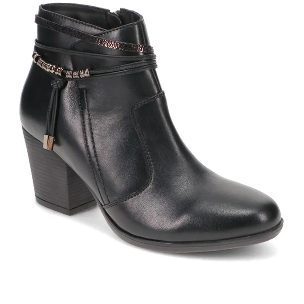 Breathable Leather Ankle Boots - RNB40019 / 326 171