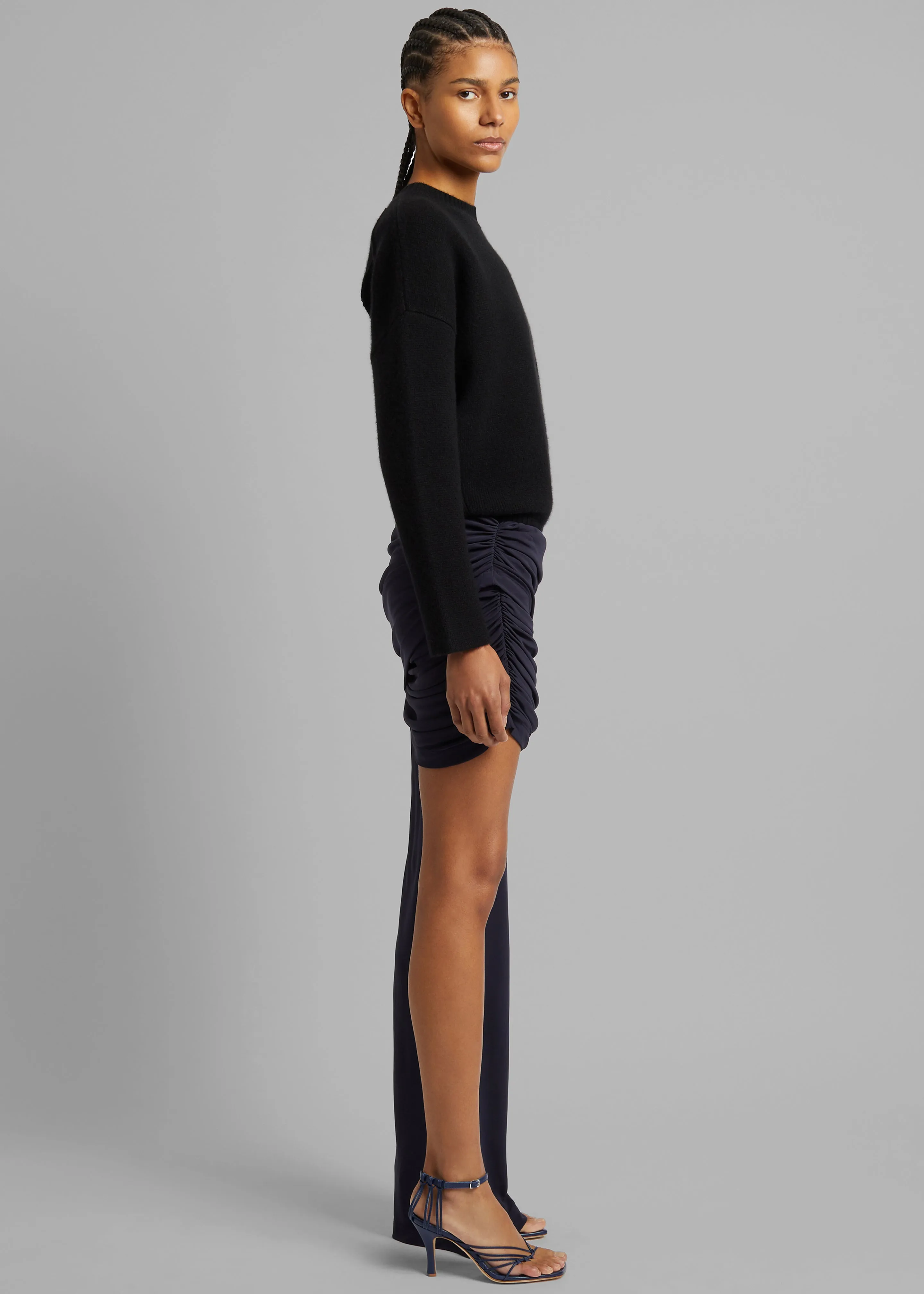 Christopher Esber Illusions Draped Mono Pant - Ink
