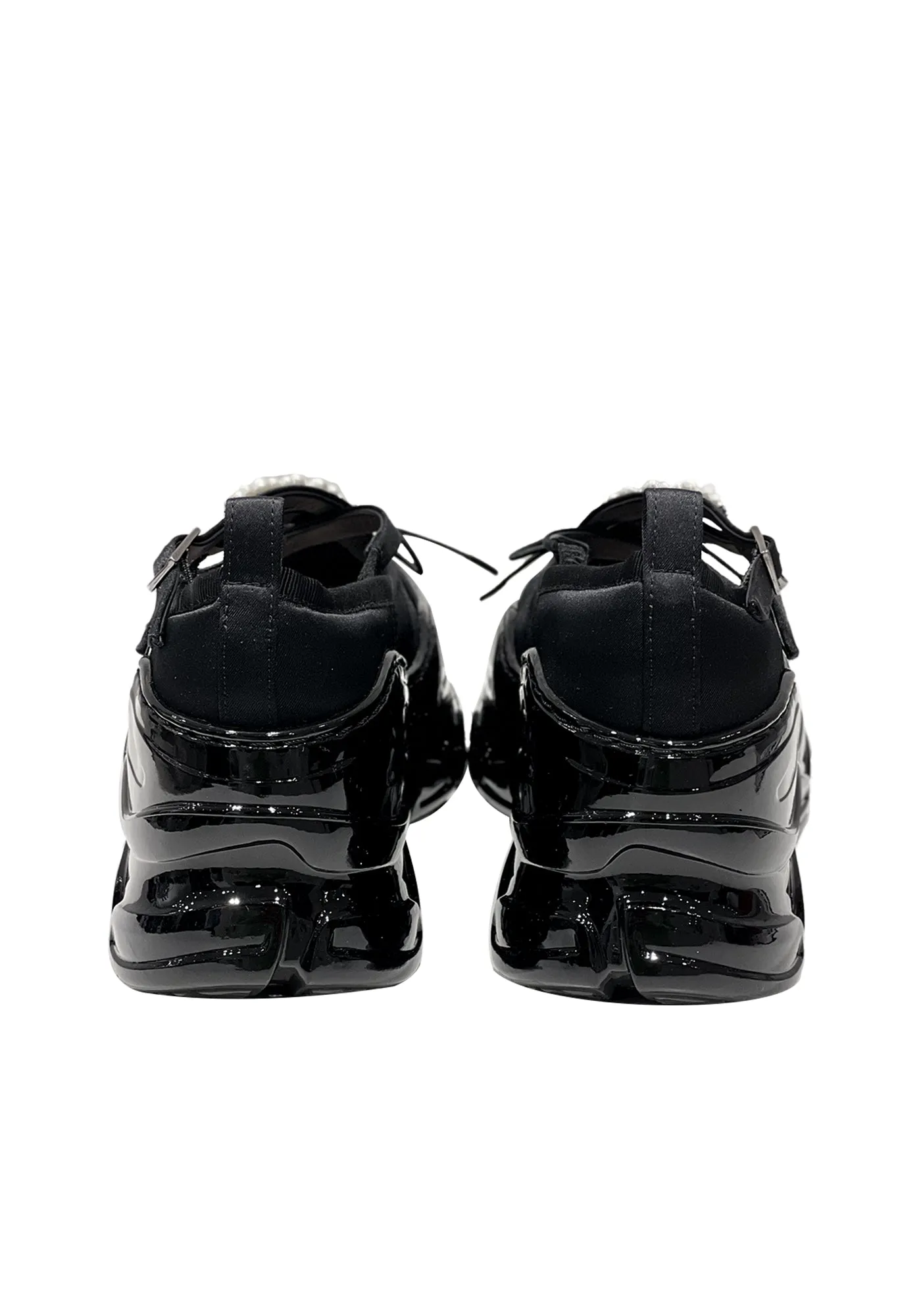 CLASSIC CRISS CROSS TRACKER BALLERINA (BLACK)