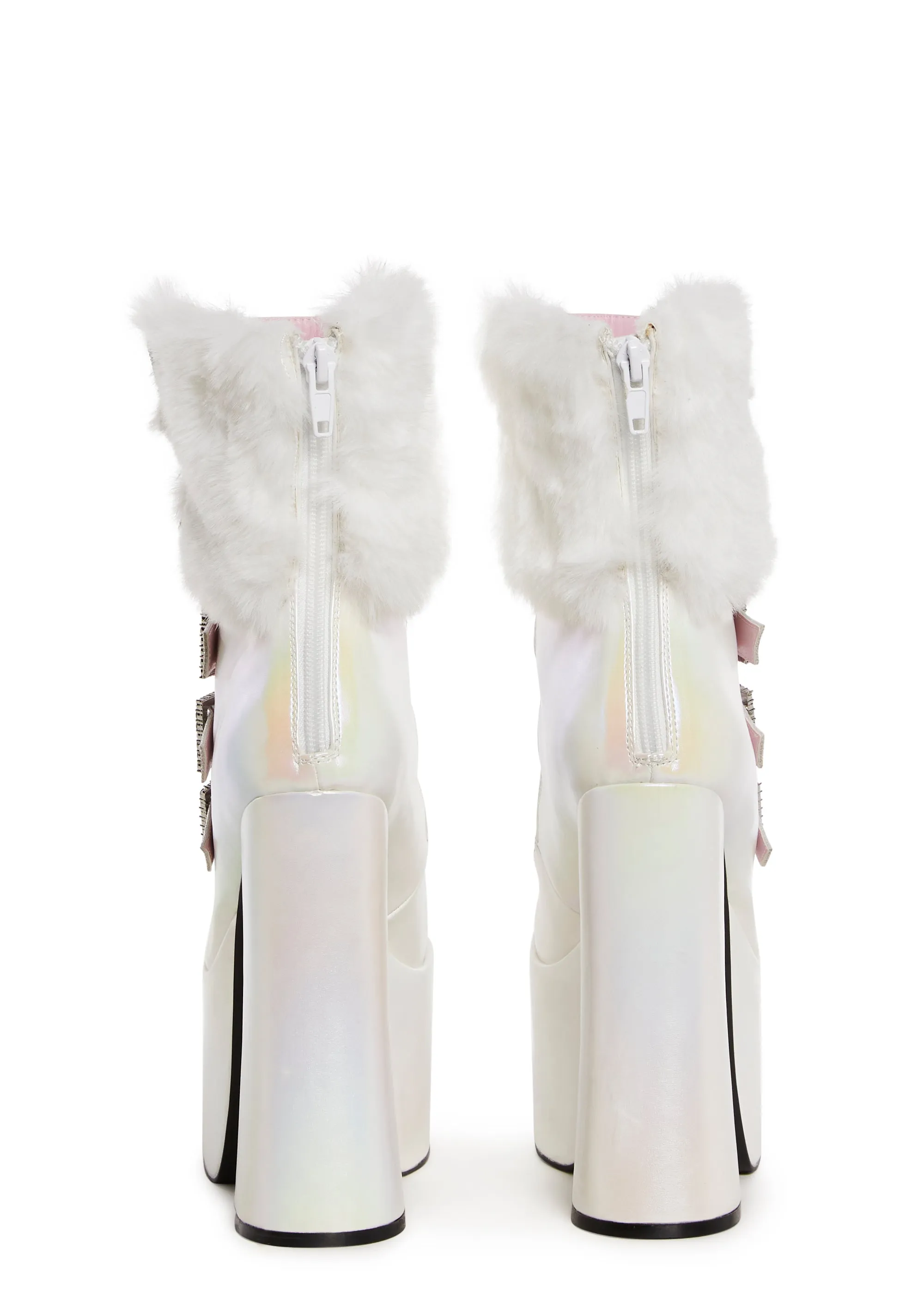 Dazzle Doll Rhinestone Platform Boots