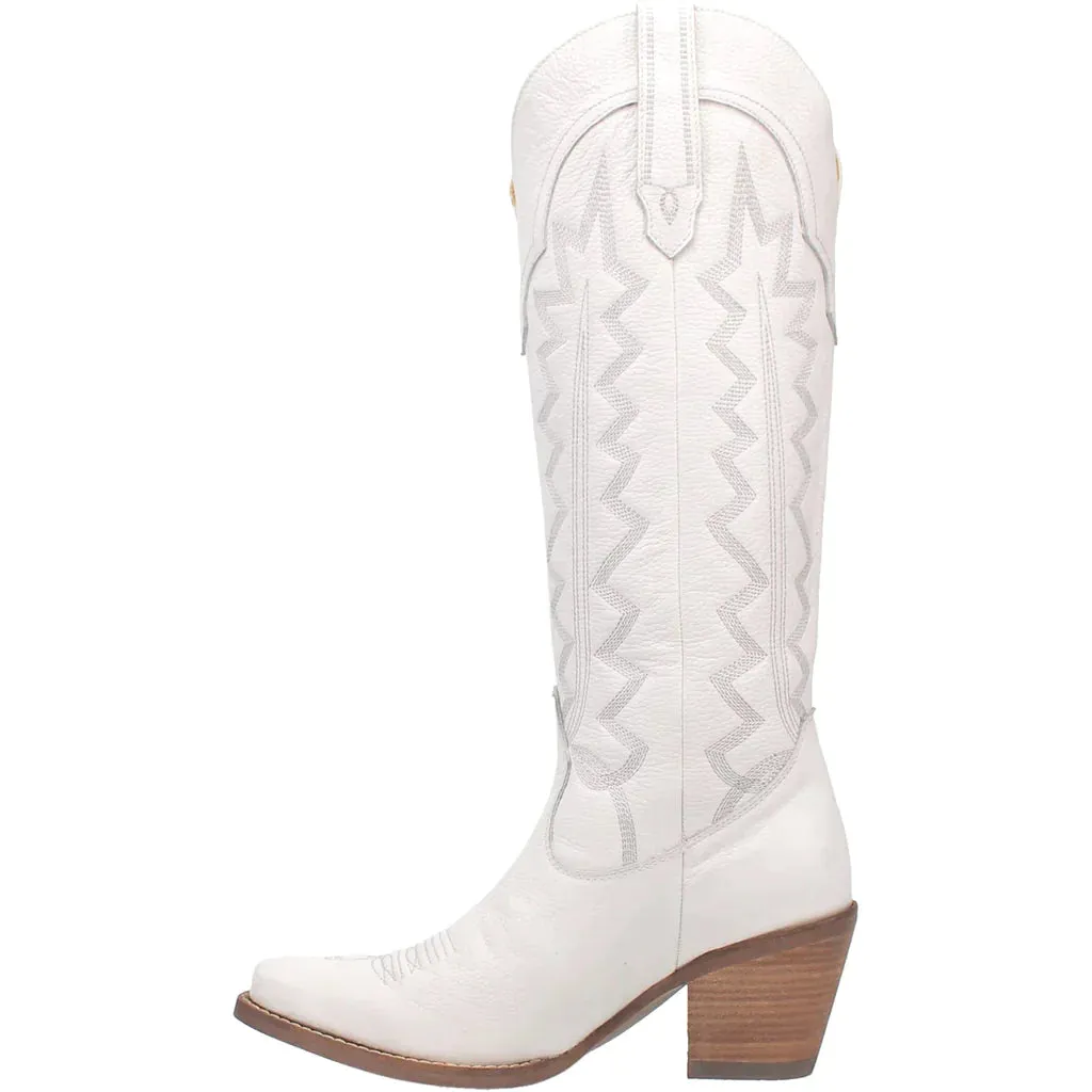 DINGO HIGH COTTON LEATHER BOOT STYLE DI936WH