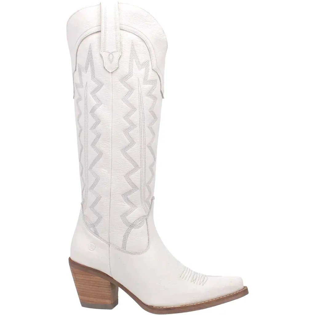 DINGO HIGH COTTON LEATHER BOOT STYLE DI936WH