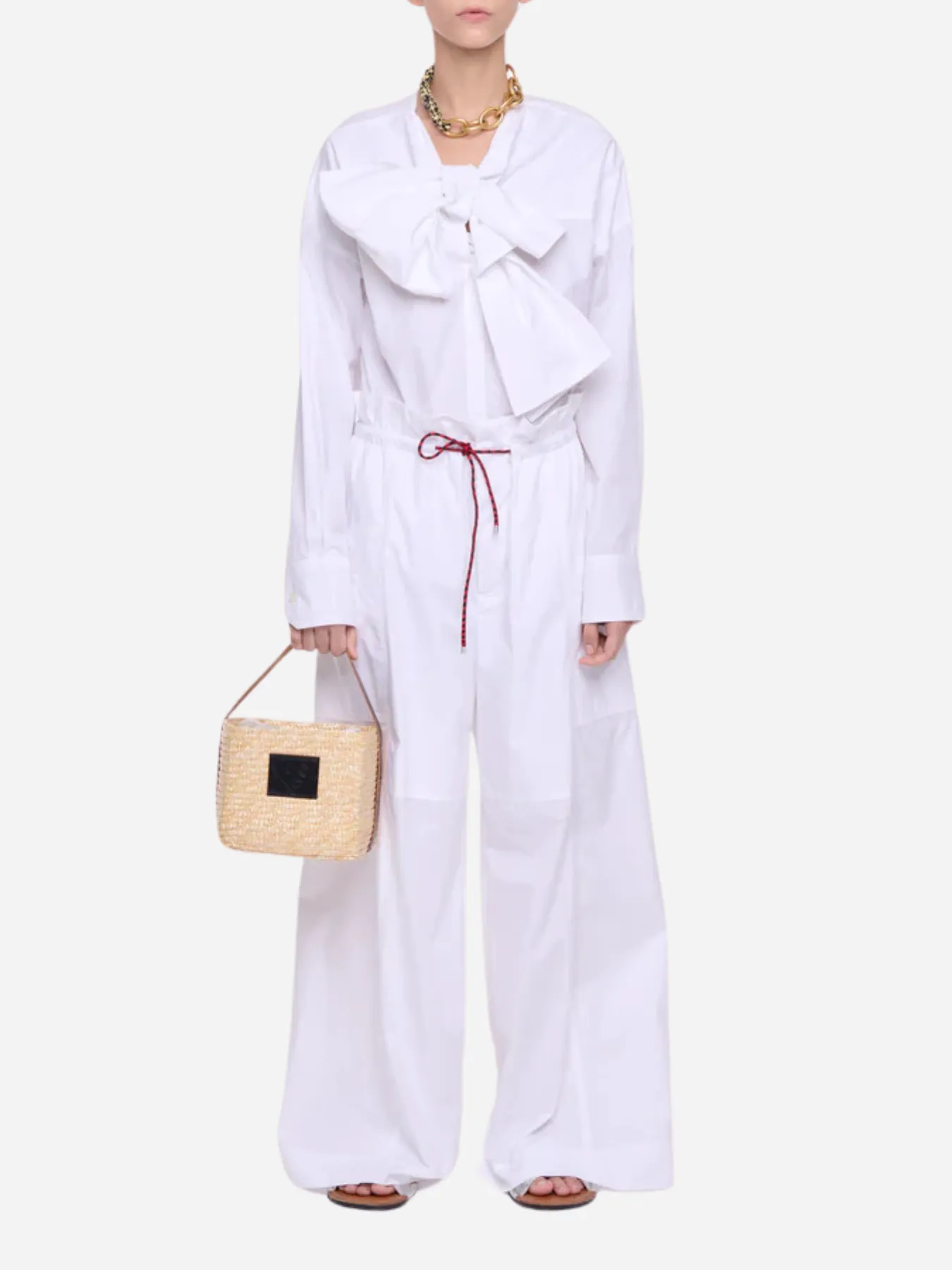 Drawstring Trousers - Optical White