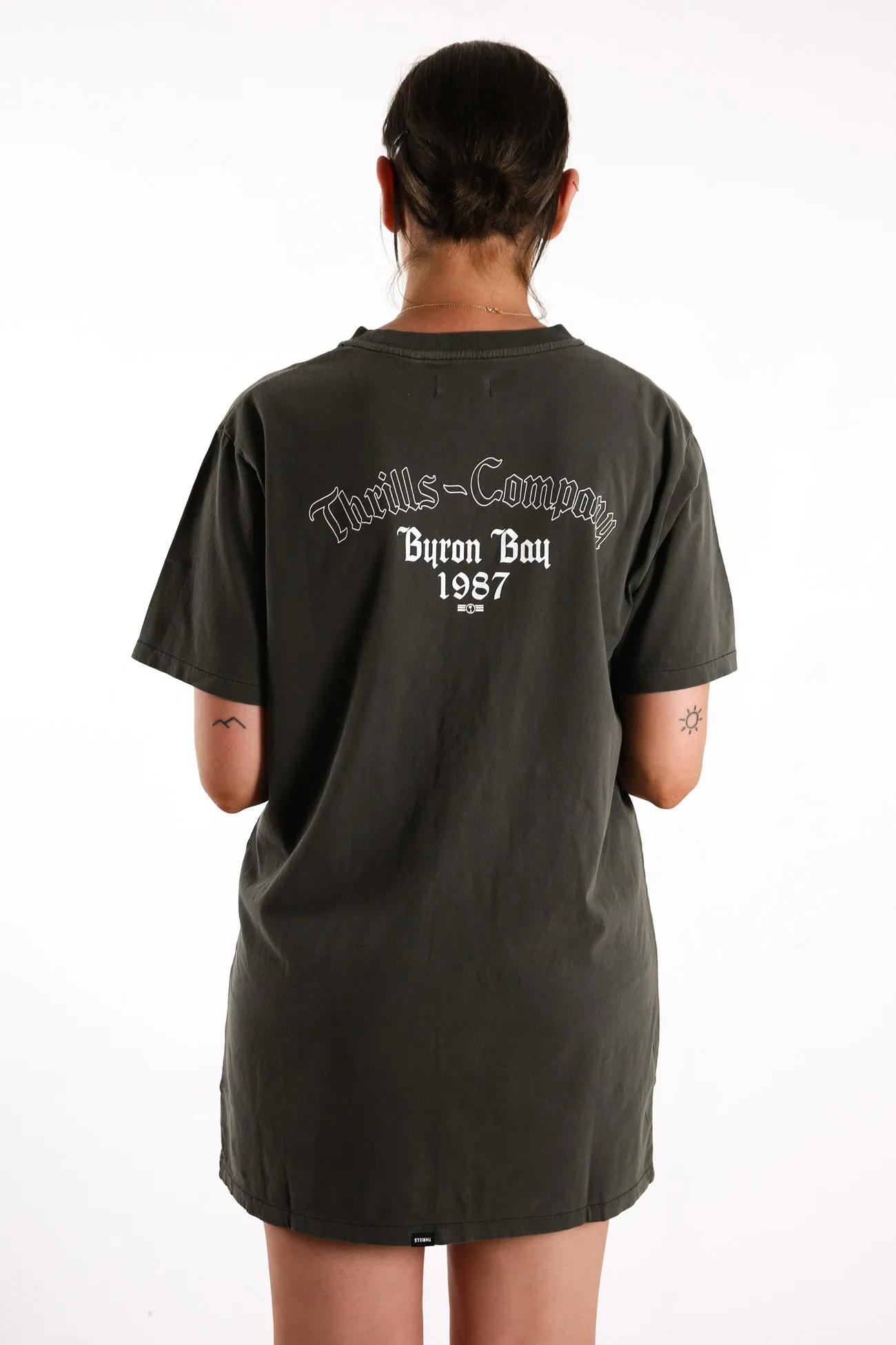 Eighty Seven Merch Tee Dress Merch Black