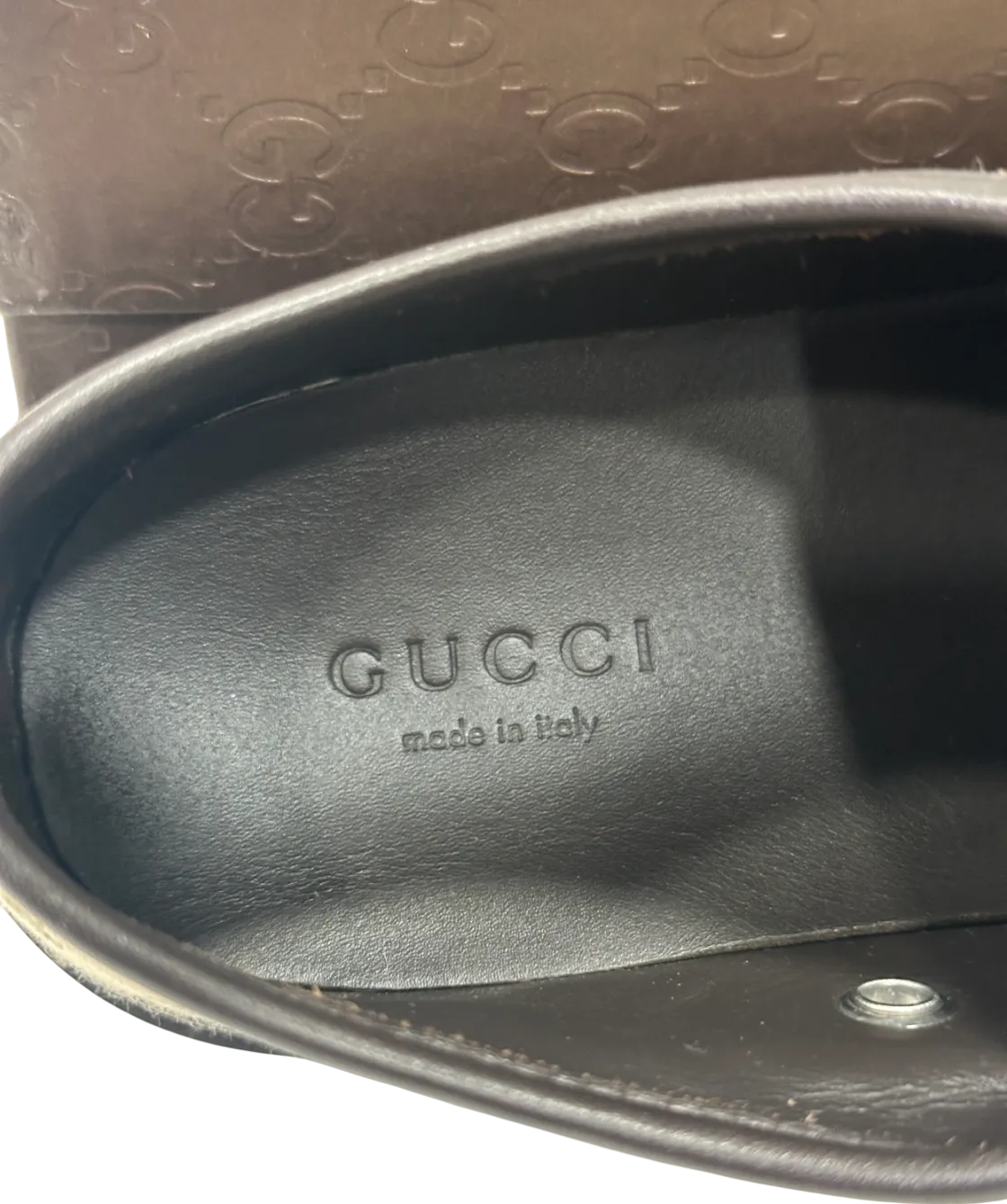 Gucci Brown GG Monogram Supreme Low Trainer UK 2 EU 35 
