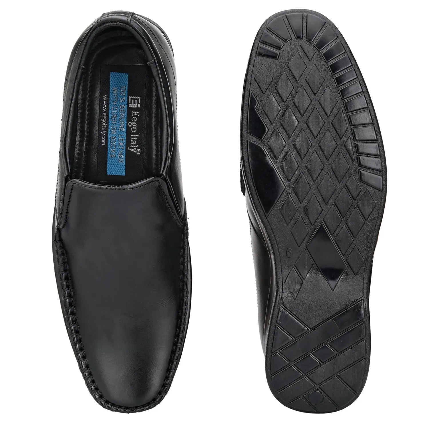 Hank Genuine Leather Comfortable Slip On Formal Shoes