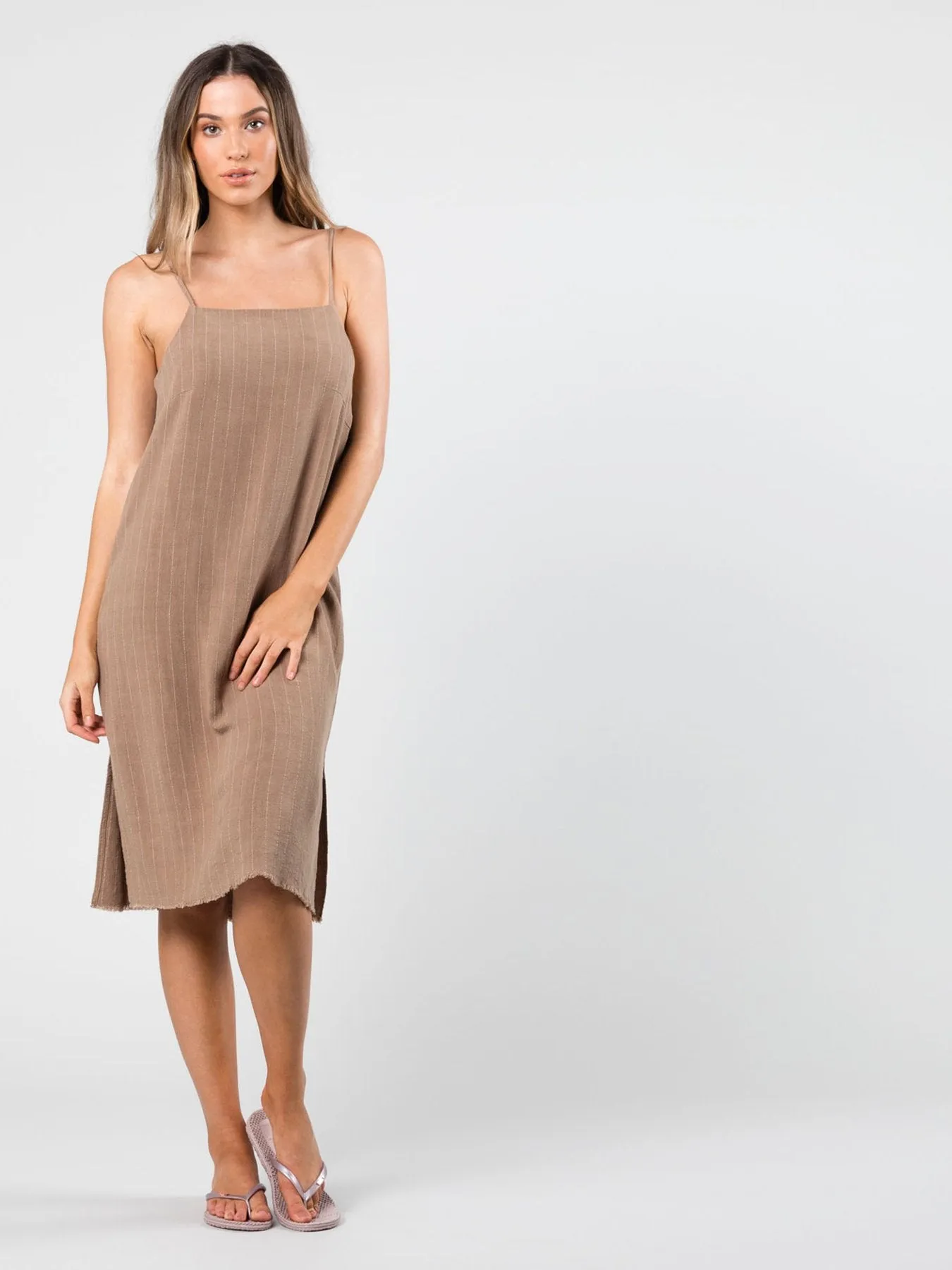 Heartbreaker Stripe Dress - Coriander