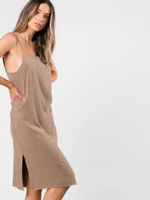 Heartbreaker Stripe Dress - Coriander