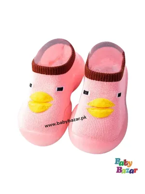 High Quality Comfortable Socks Shoes For Baby IN Pink Color