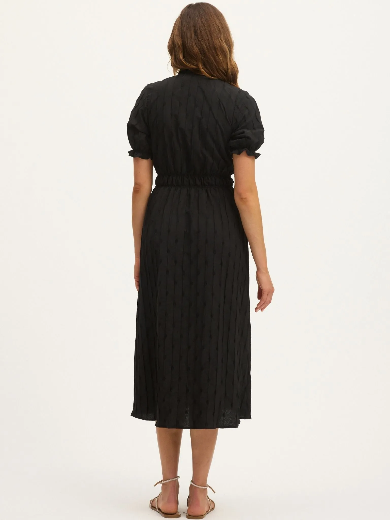 Karen Midi Dress in Black