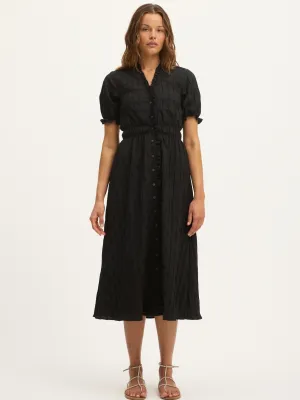 Karen Midi Dress in Black