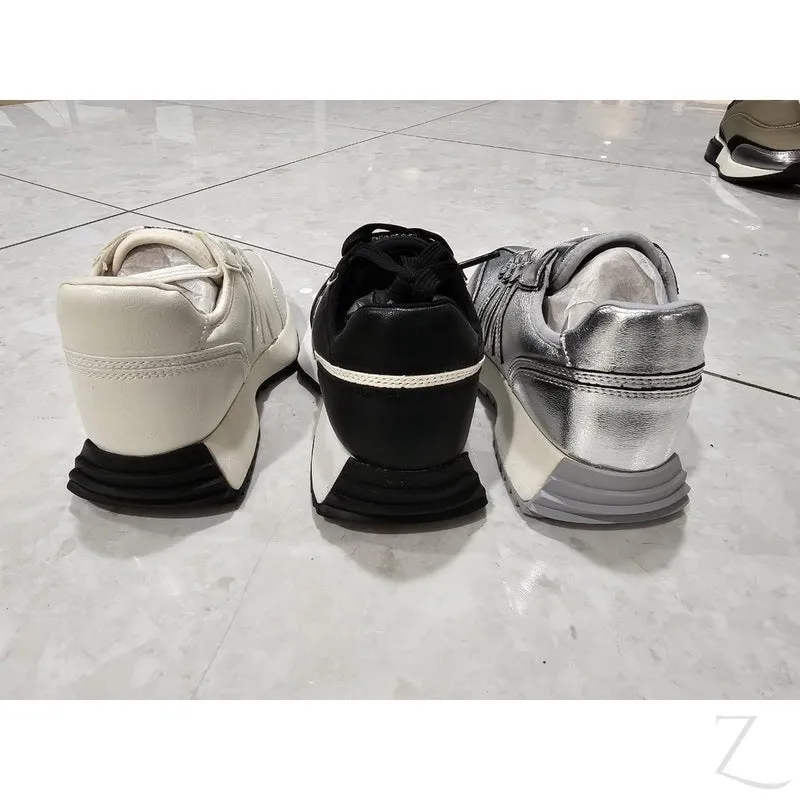 Ladies Everyday Chunky Sneakers | Lace Up | "Shaka"