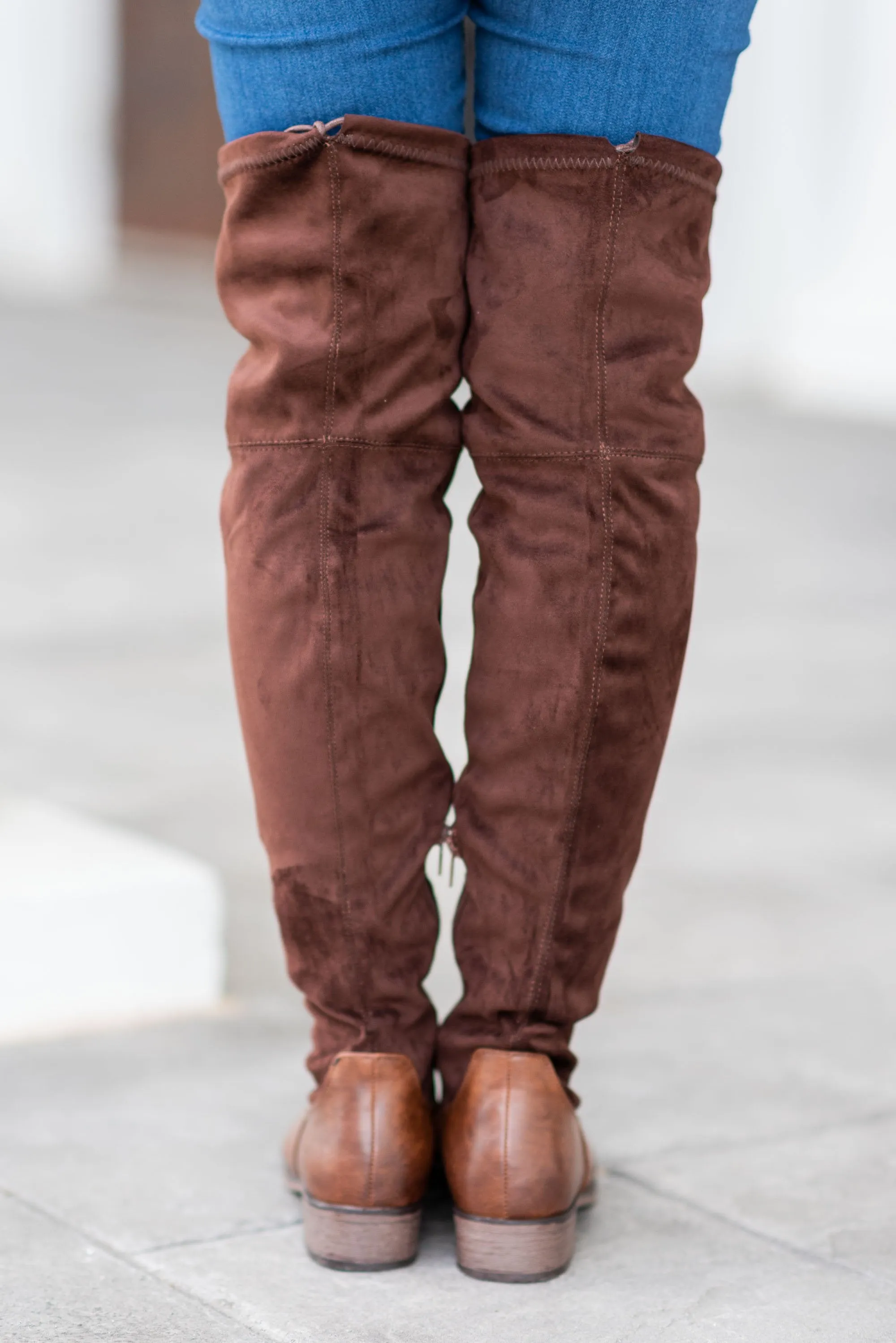 Living For Fab Boots, Brown