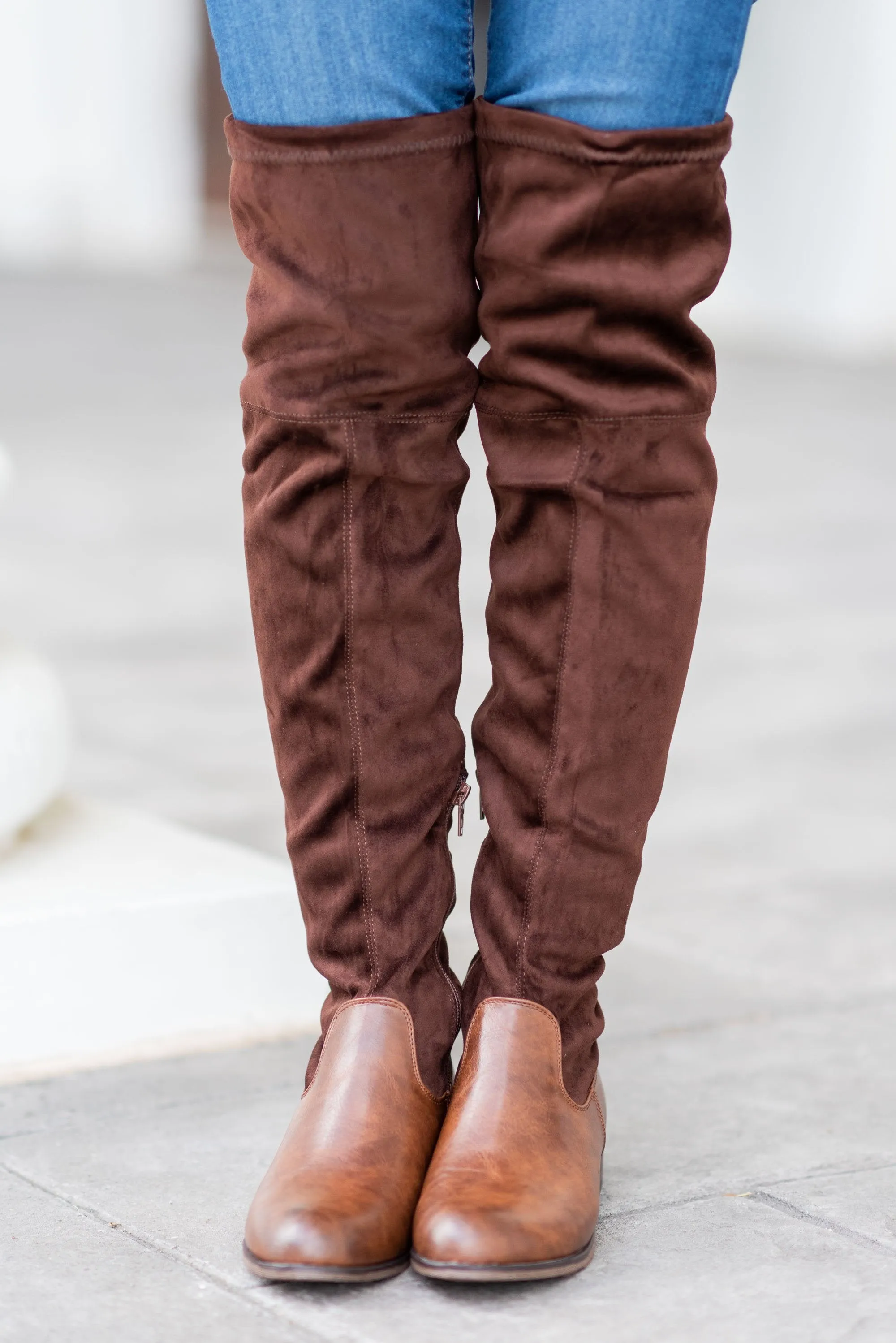 Living For Fab Boots, Brown