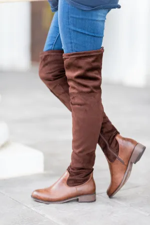 Living For Fab Boots, Brown