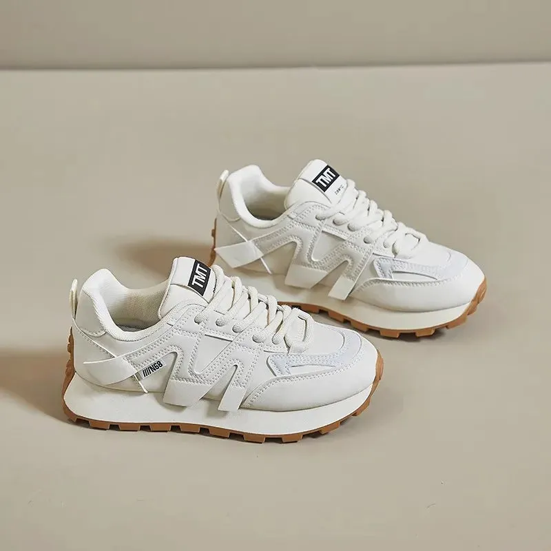 LVSANW High quality shoes woman 2024 trend comfortable lace-up casual sneaker