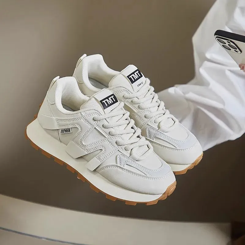 LVSANW High quality shoes woman 2024 trend comfortable lace-up casual sneaker