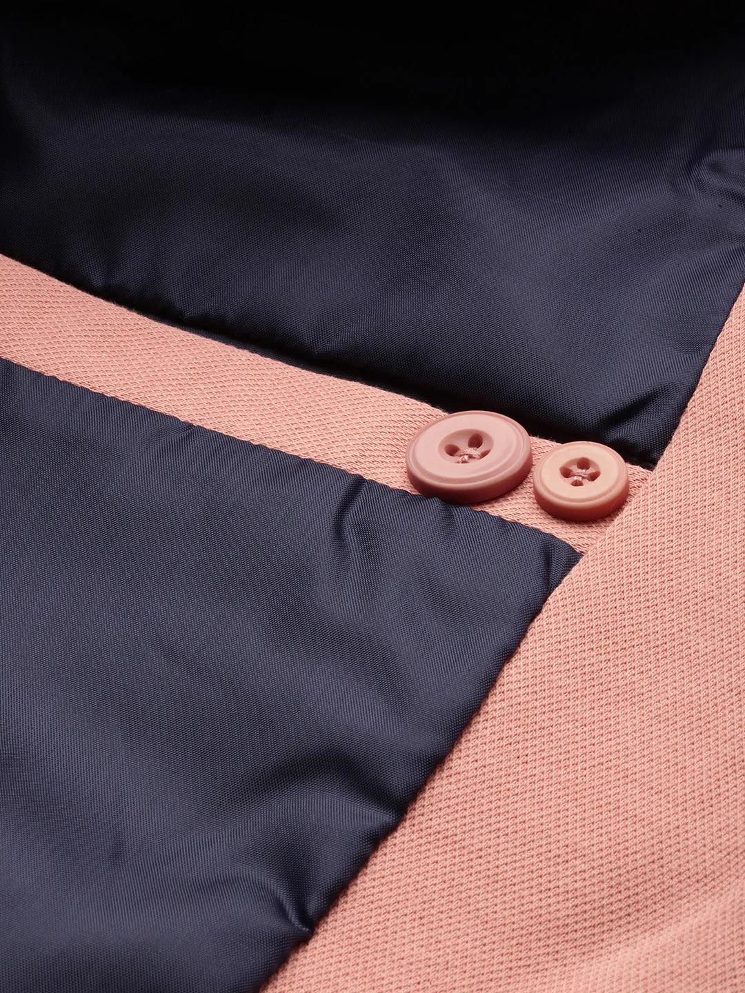 Men Peach Slim-Fit Single Breasted Blazer