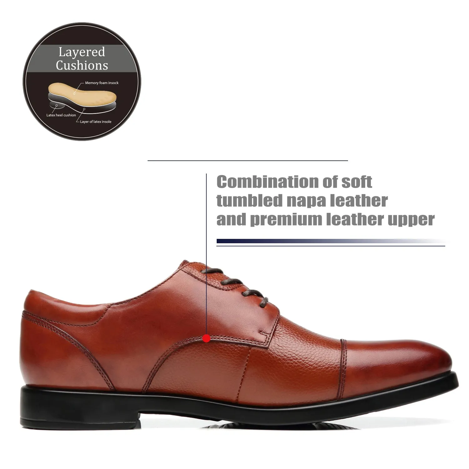 Men's Wide Width Dress Shoes Wide-1-Tobacco