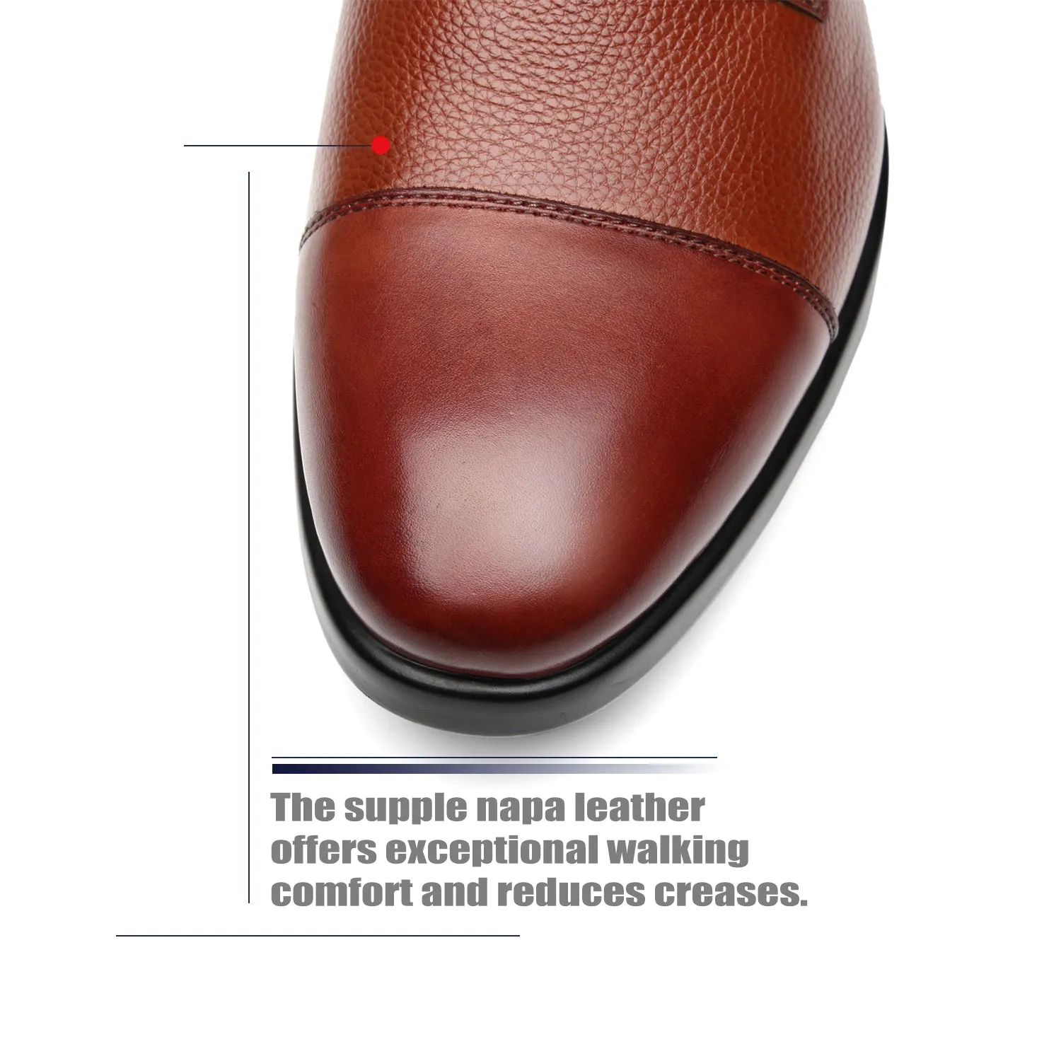 Men's Wide Width Dress Shoes Wide-1-Tobacco