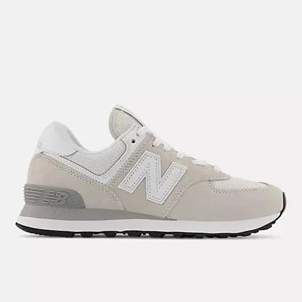 New Balance Women's 574 Classic Sneakers- Grey/White