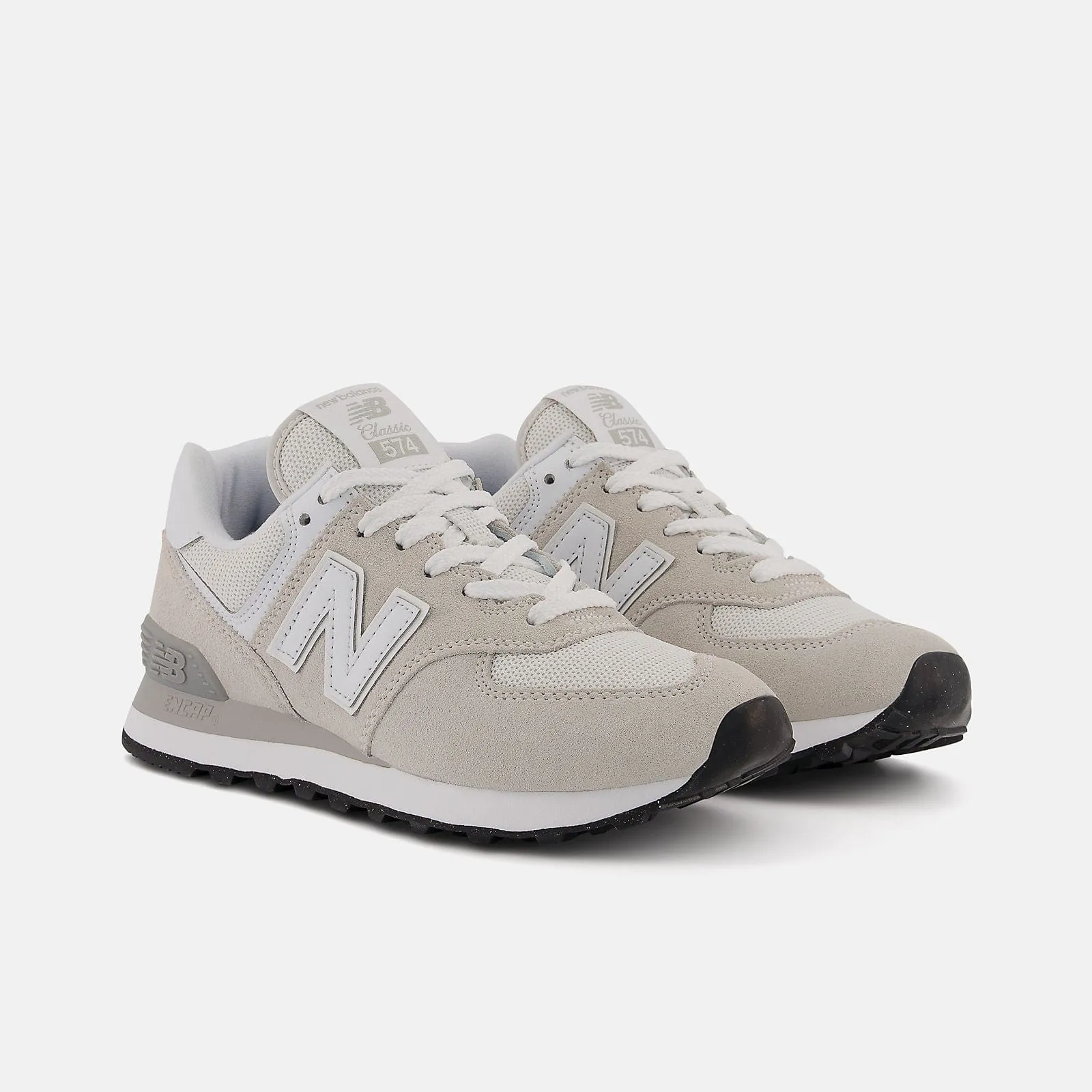 New Balance Women's 574 Classic Sneakers- Grey/White