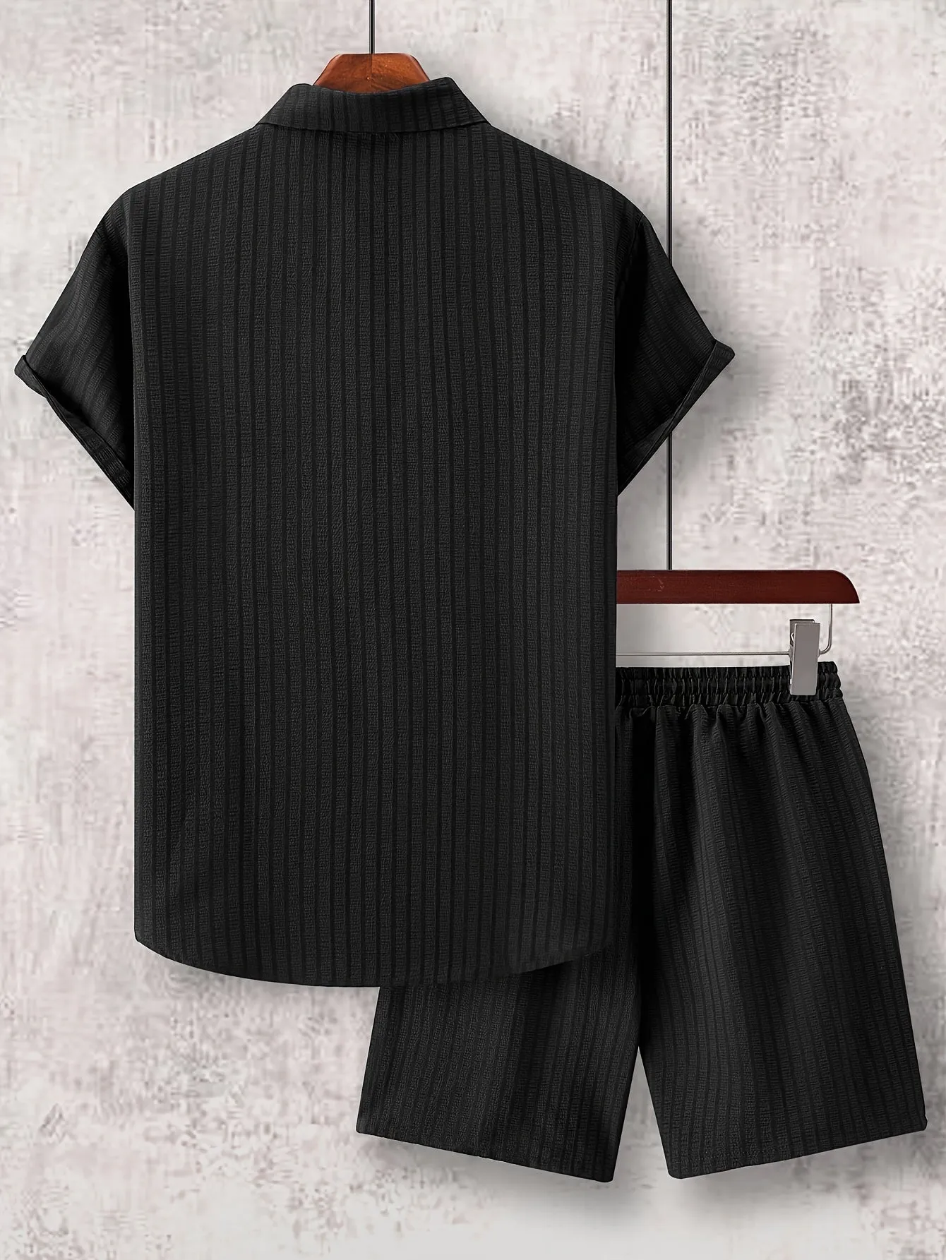 NOLEN | Striped Shirt with Matching Shorts