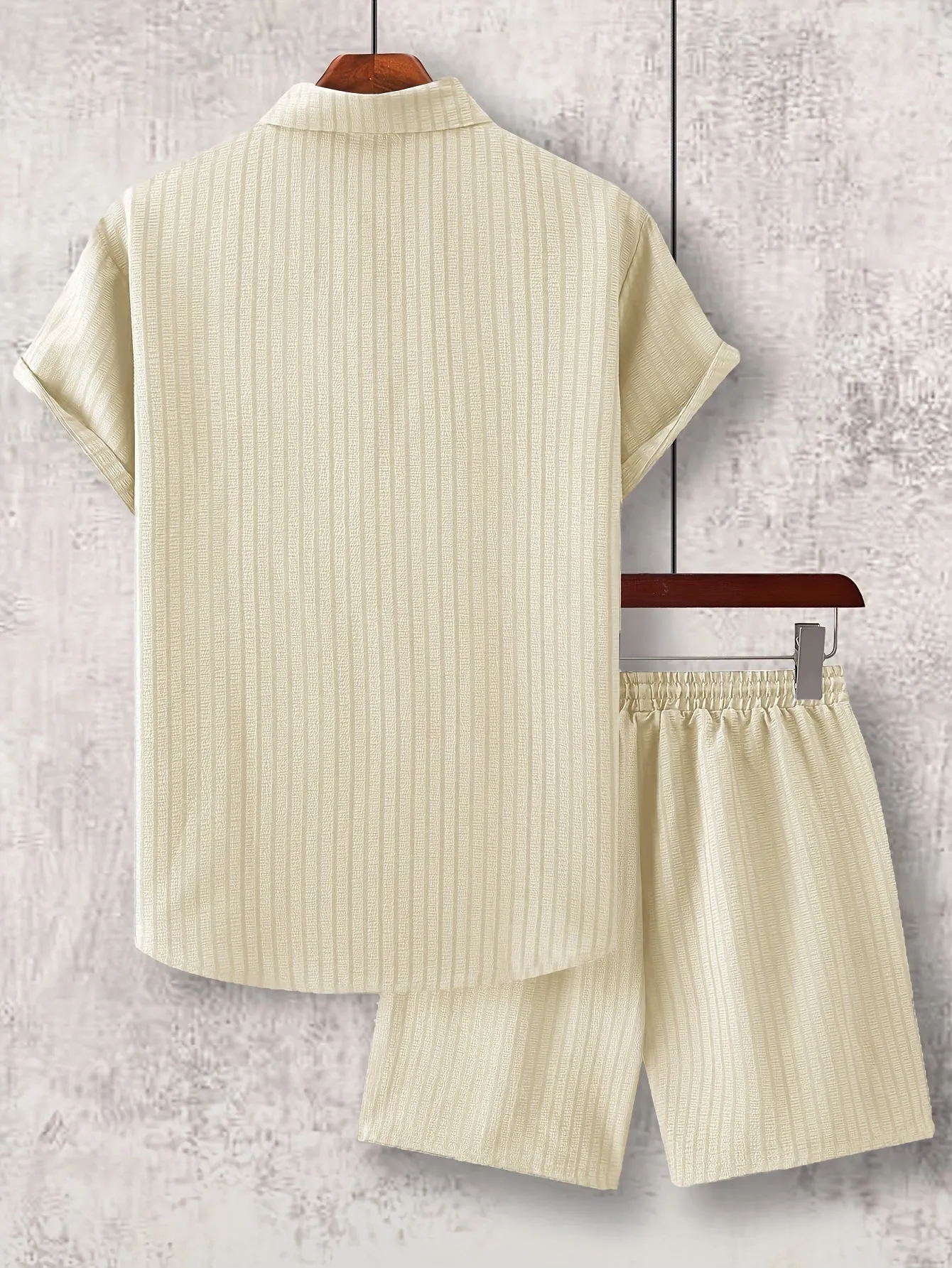 NOLEN | Striped Shirt with Matching Shorts