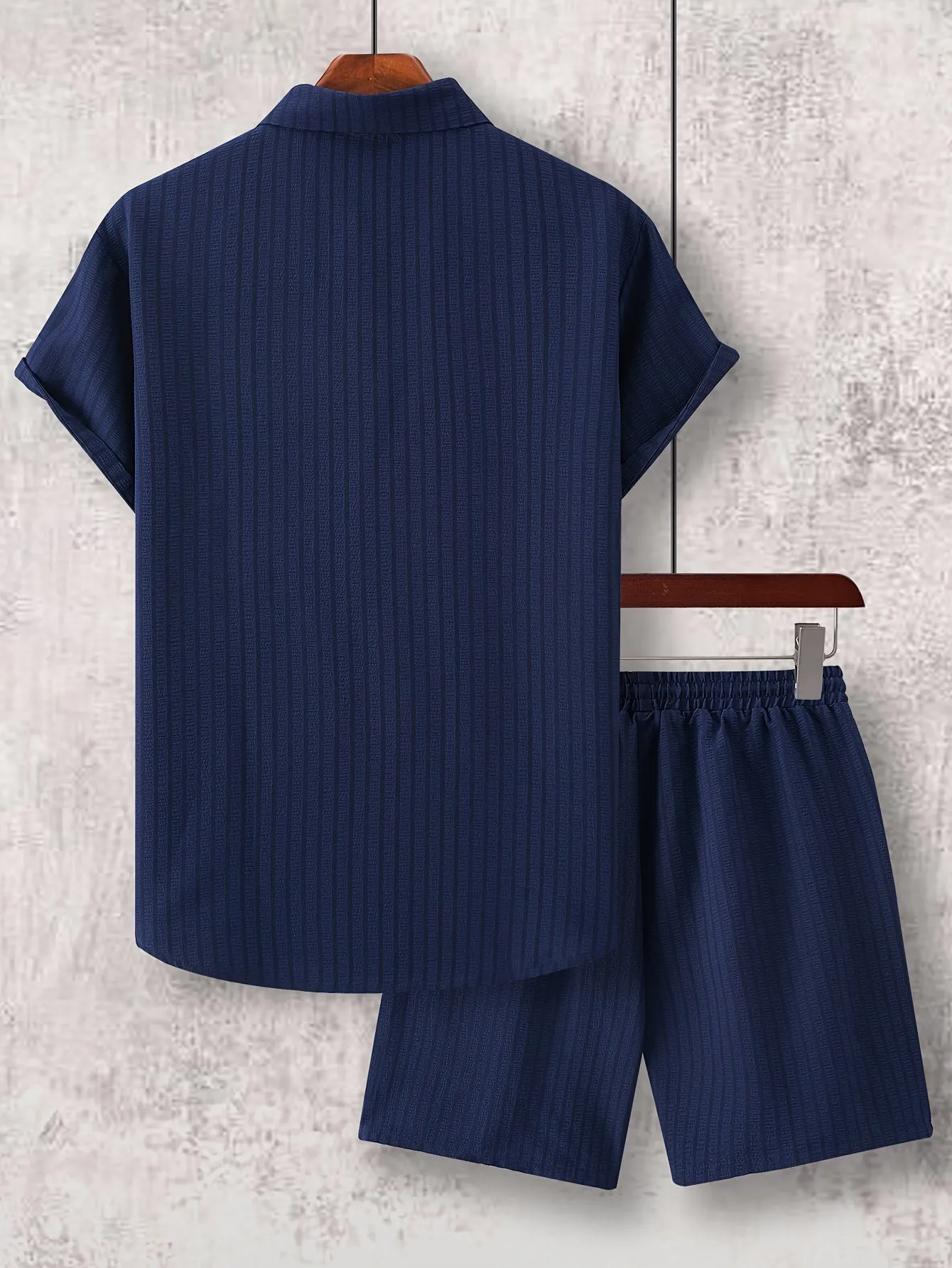 NOLEN | Striped Shirt with Matching Shorts