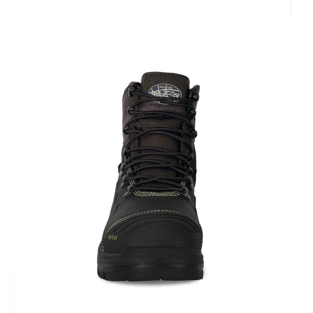 Oliver 65-490z 150mm Brown Zip sided Boot - Waterproof and Caustic Resistant