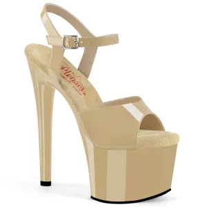 PASSION-709 Nude Color Comfortable Stripper Shoes