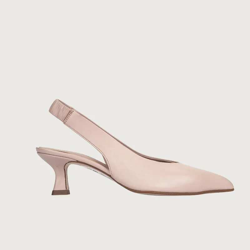 Pedro Miralles Pink Nude Sling back Heels