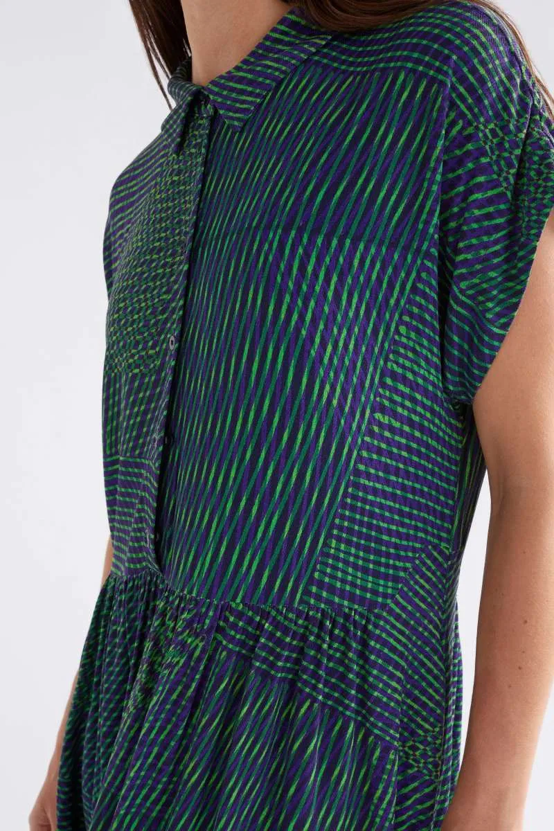 Pemma Dress in Lineal Print A1207 by ELK