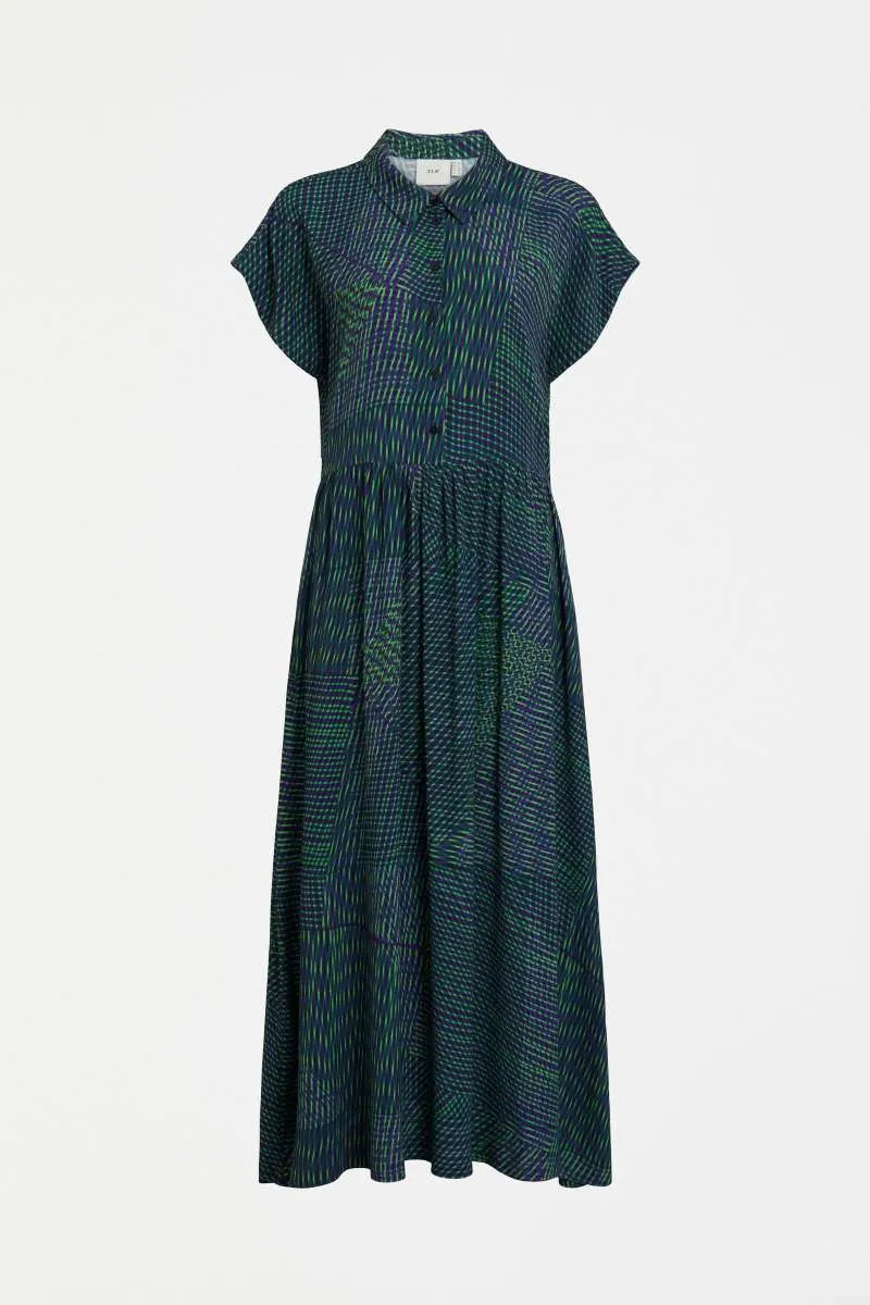 Pemma Dress in Lineal Print A1207 by ELK