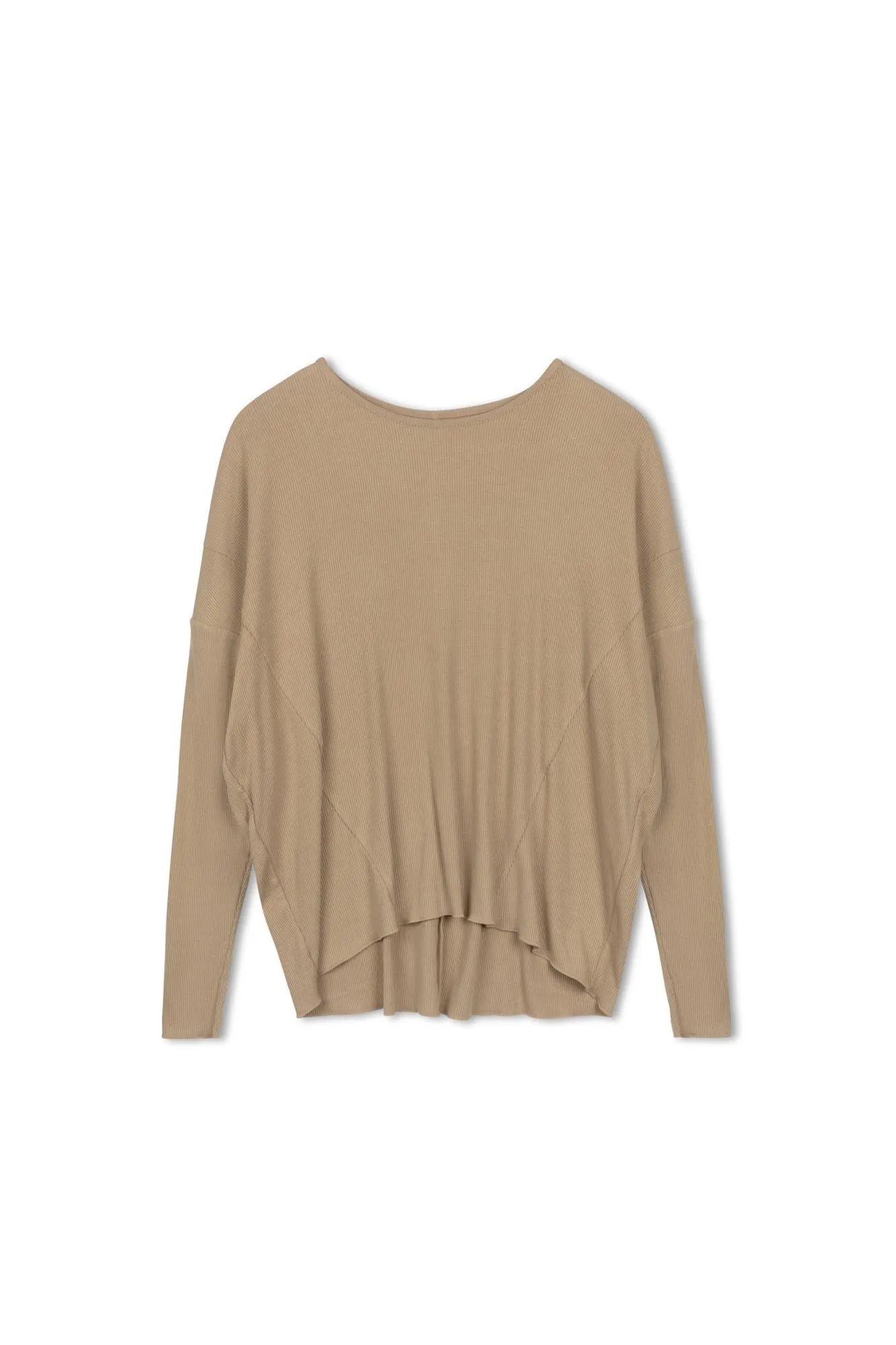 Point Long Sleeve Dolman Top