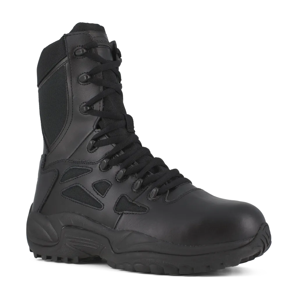 Reebok RB874 Women's Rapid Response Composite Toe Athletic Side Zipper Tactical Boots - Black