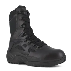 Reebok RB874 Women's Rapid Response Composite Toe Athletic Side Zipper Tactical Boots - Black