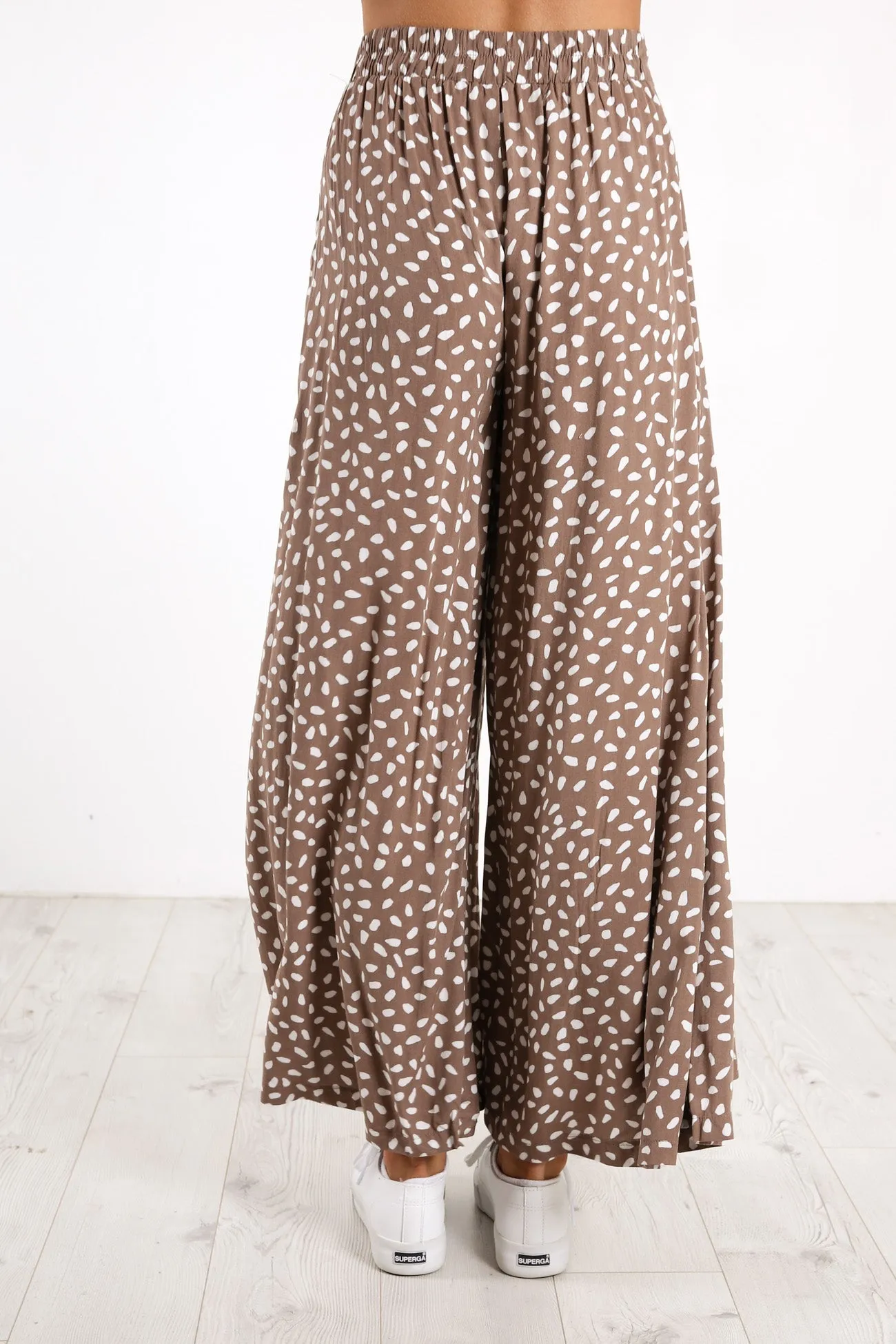 Romancing Pant Brown White