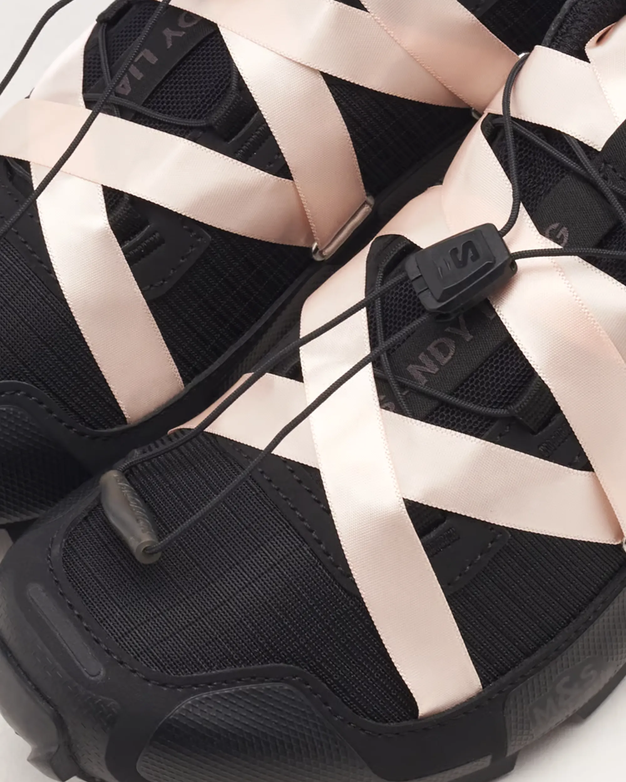 Sandy Liang Speedcross Ribbon - Black / Pink